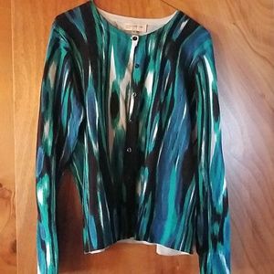 Jones New York Sport Size XL Ladies Cardigan
